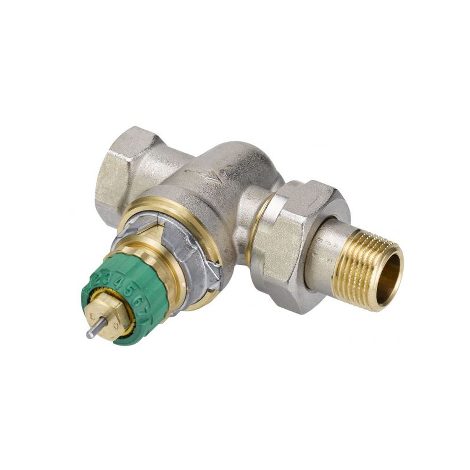 Danfoss Thermostatventil RA-DV 10 Dynamic Valve Durchgangsform R 3/8 druckunabhängig vernickelt 013G7722