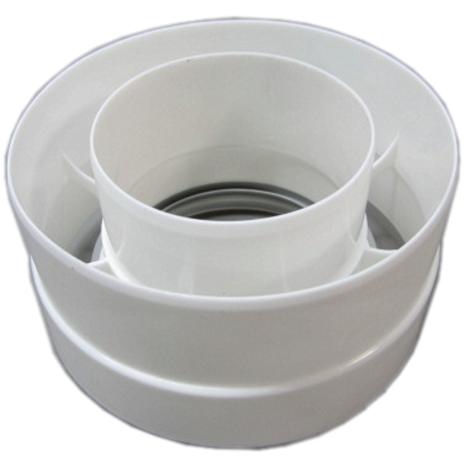 WOLF Abgasadapter Anschlussadapter CGB-35/50 CGB-2-38/55 Höhenausgleich 40 mm 1731795