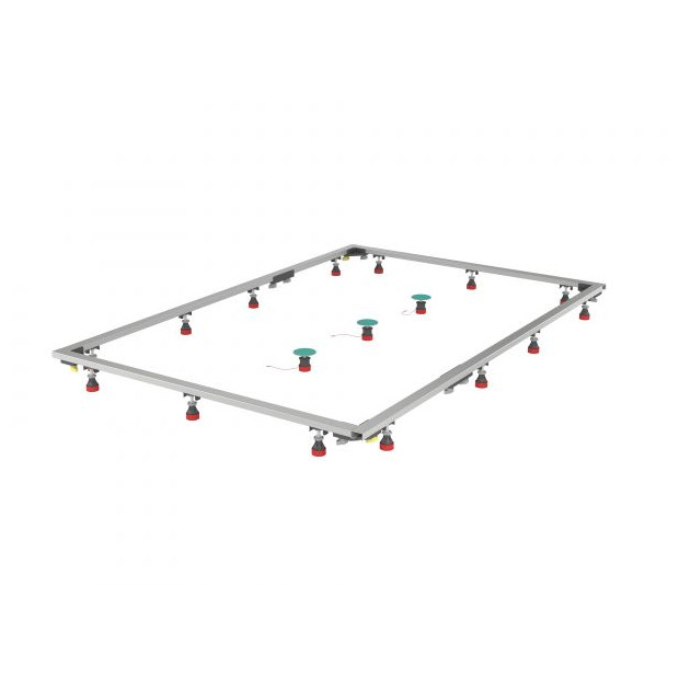 MEPA Montagerahmen SF Rechteck Mineralgussduschwannen 120180 ADS Schallschutz höhenverstellbar 150179