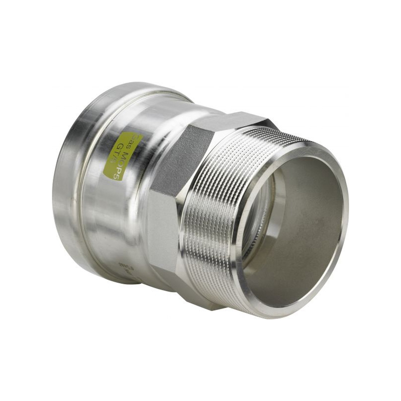 Viega Sanpress Inox G 0211XL ÜbergangsStück 88,9x3 Edelstahl Mehrkant AG 632533