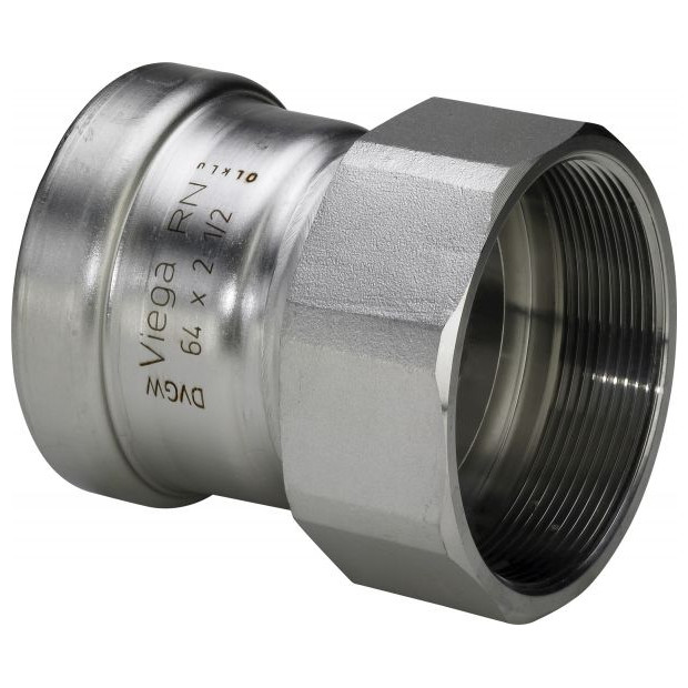 Viega Sanpress Inox XL 2312XL Uebergangsstueck 64x21-2 IG Edelstahl 619954