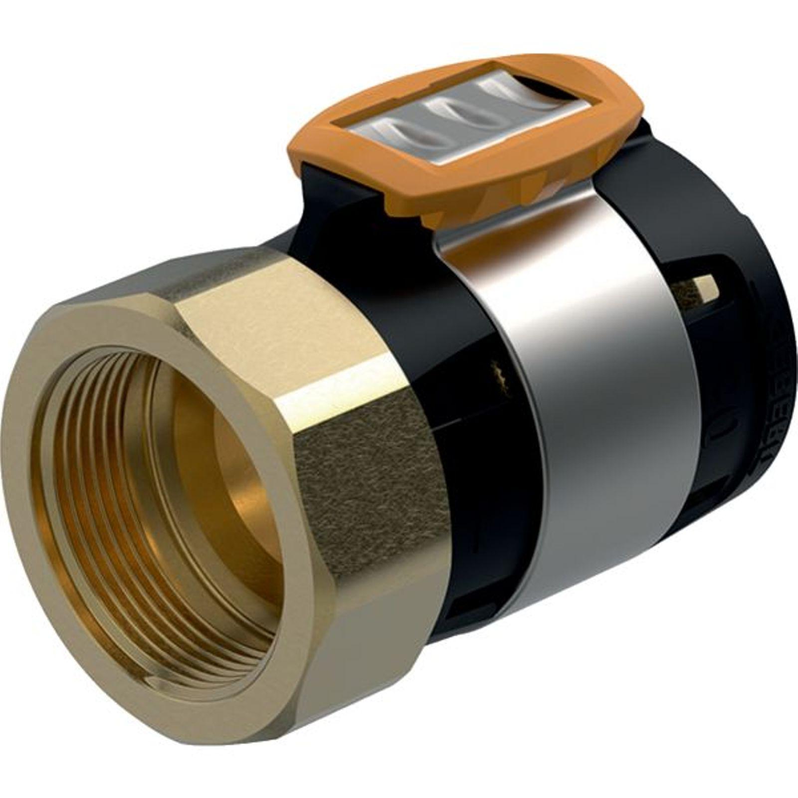 Geberit FlowFit Übergang Innengewinde Siliziumbronze 63mm 2 Zoll bleifrei Pressindikator 620406001