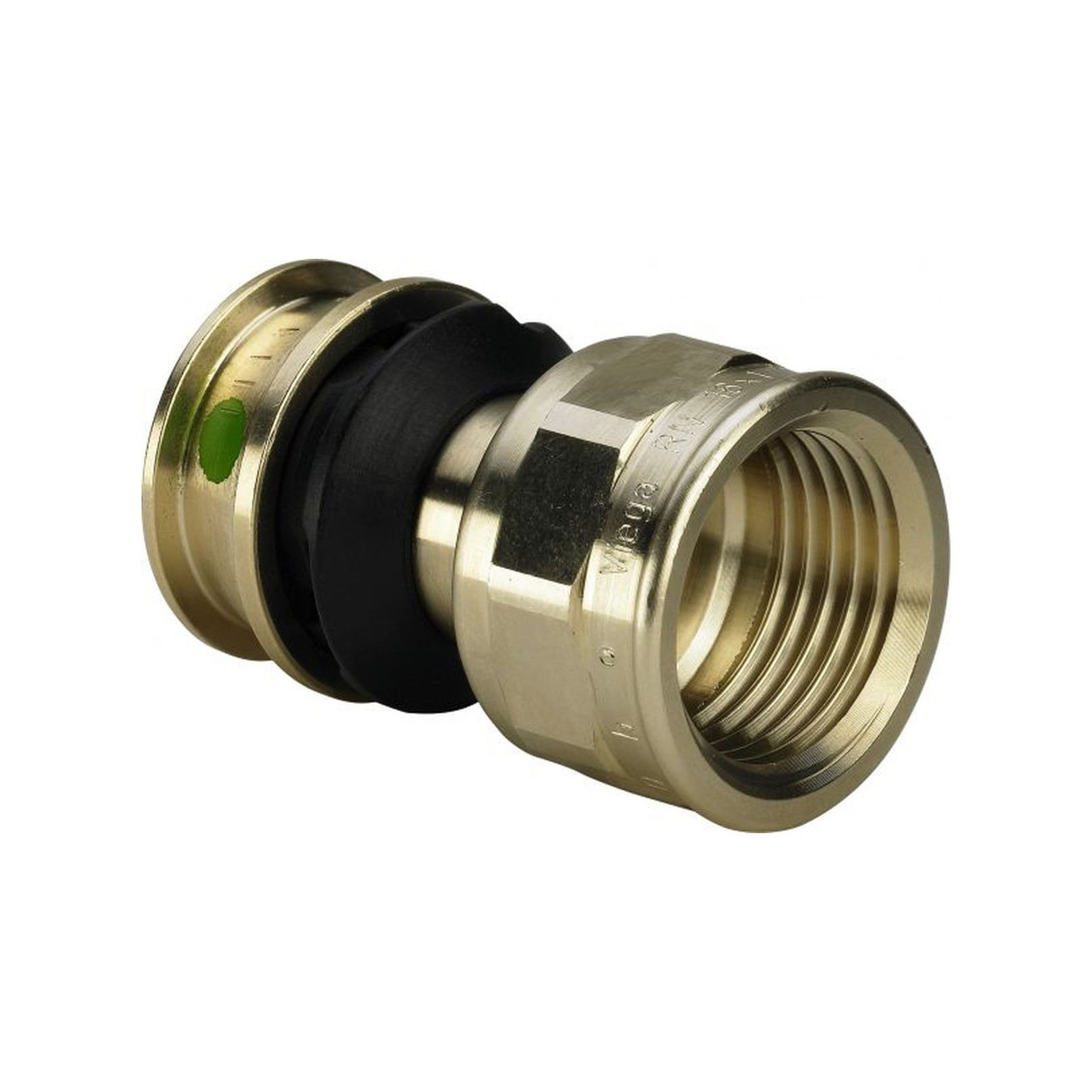 Viega Pressfitting Raxofix 5312 ÜbergangsStück 32mm x 1 1/4 Zoll IG SC-Contur Siliziumbronze 646226