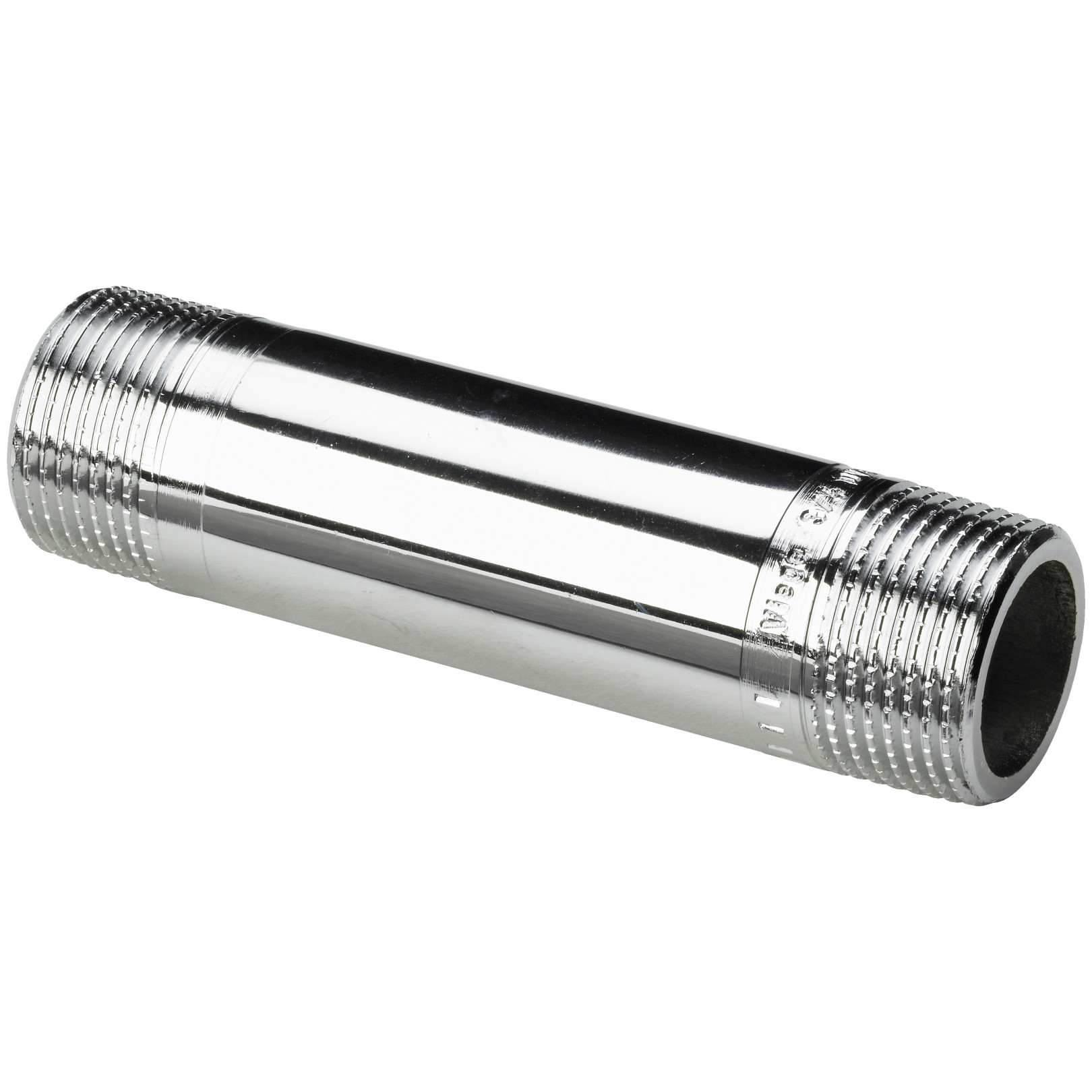 Viega Langnippel 3530 1-2x60 Rotguss verchromt DVGW Gewindefitting 447533