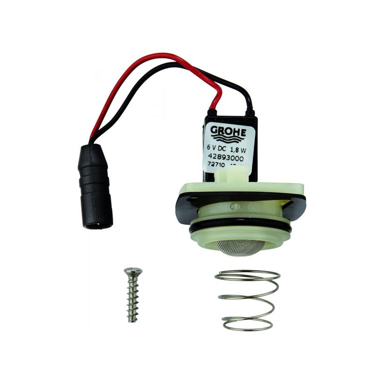 Grohe Magnetventil 42893 Tectron 577 Urinal-Infrarot-Elektronik Aufputz Schmutzfangsieb 6 V 42893000