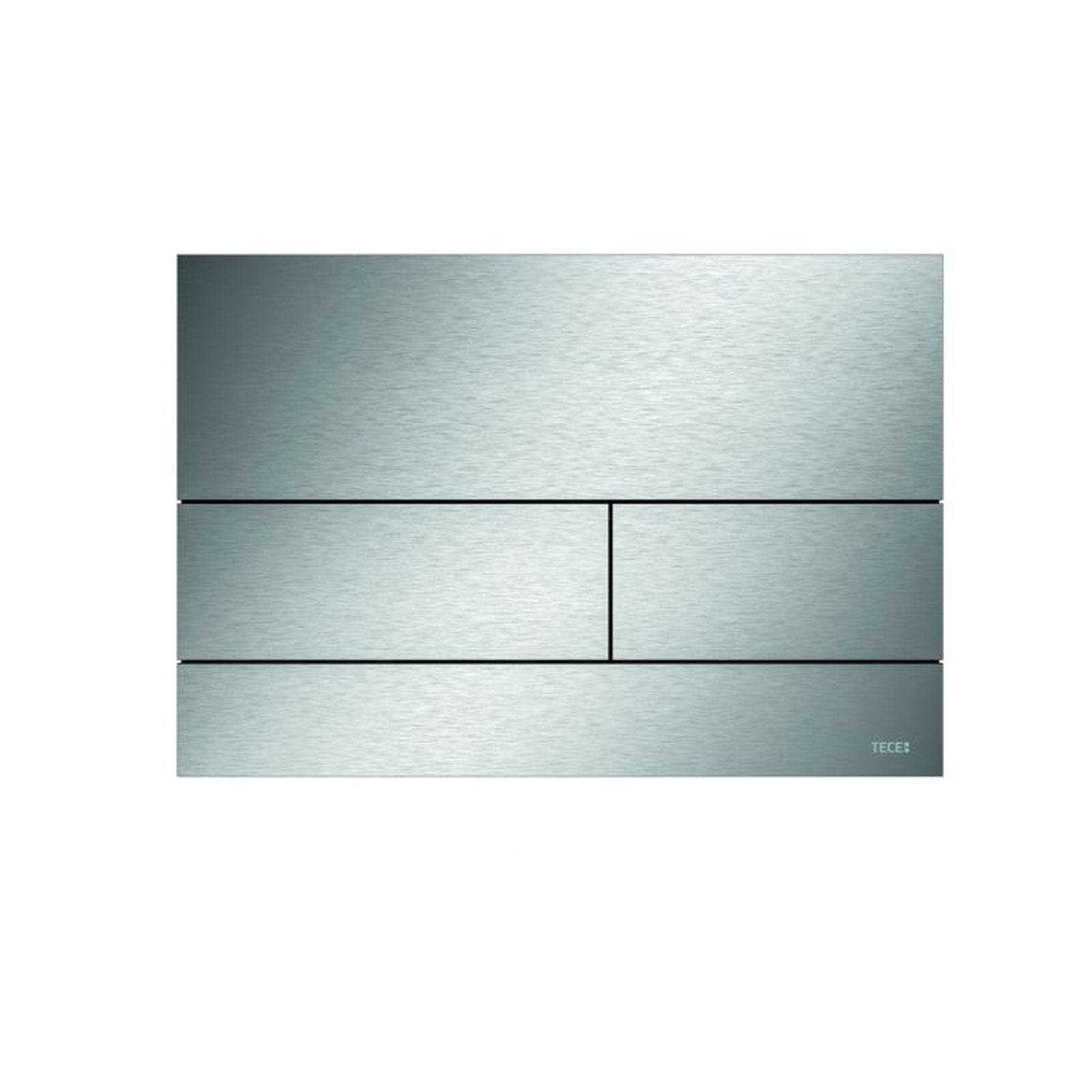 TECE WC-Betätigungsplatte TECEsquare II Metall Edelstahl gebürstet Anti-Fingerprint Zweimengentechnik 9240830