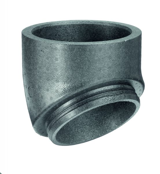 Zehnder Anschlussbogen ComfoPipe Plus DN160 ComfoAir Q 350 450TR EPP schwarz 2St 990328704