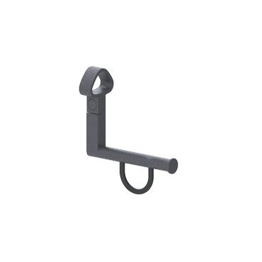 Normbau Papierrollenhalter Cavere Aluminium Anthrazit-Metallic Abrollbremse verdeckte Verschraubung 7449110095
