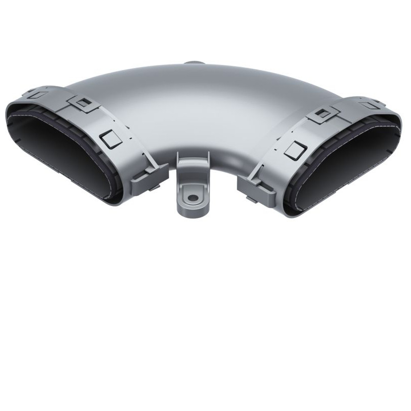 Stiebel Eltron Luftverteilsystem LVE BF 90 Bogen Kunststoff 25x25x6 cm 231122