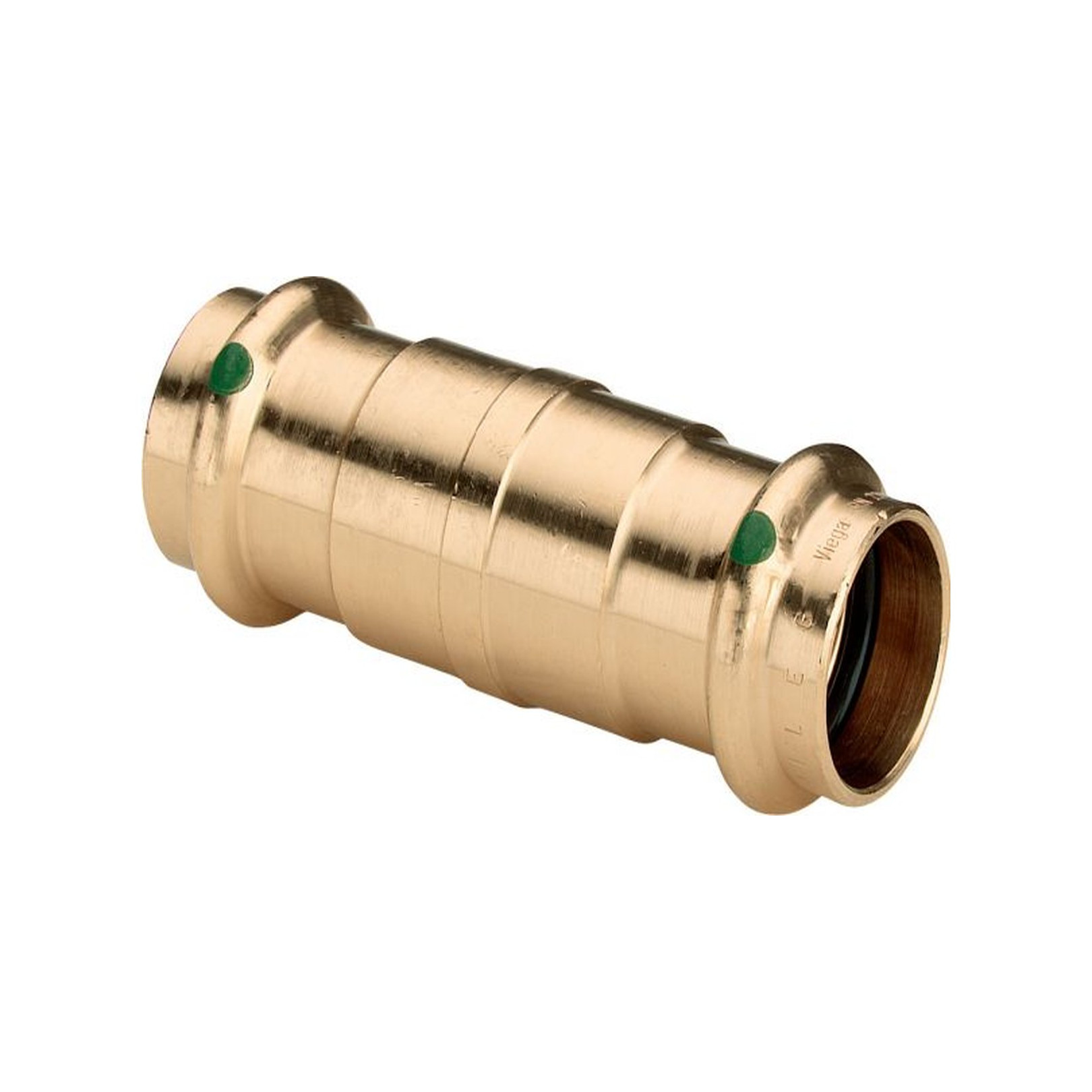 Viega Pressfitting Sanpress 2215.5 Schiebemuffe 28 mm Rotguss Siliziumbronze SC-Contur EPDM 122133