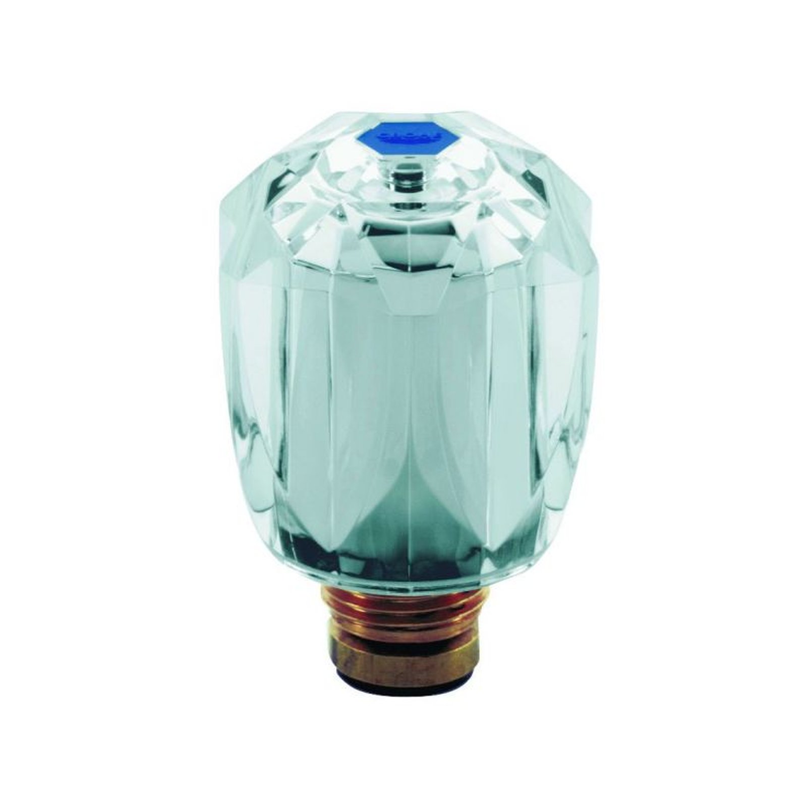 GROHE Oberteil 45951 Brillant Griff Markierung blau 1/2 Zoll chrom DN 15 verchromt 45951000