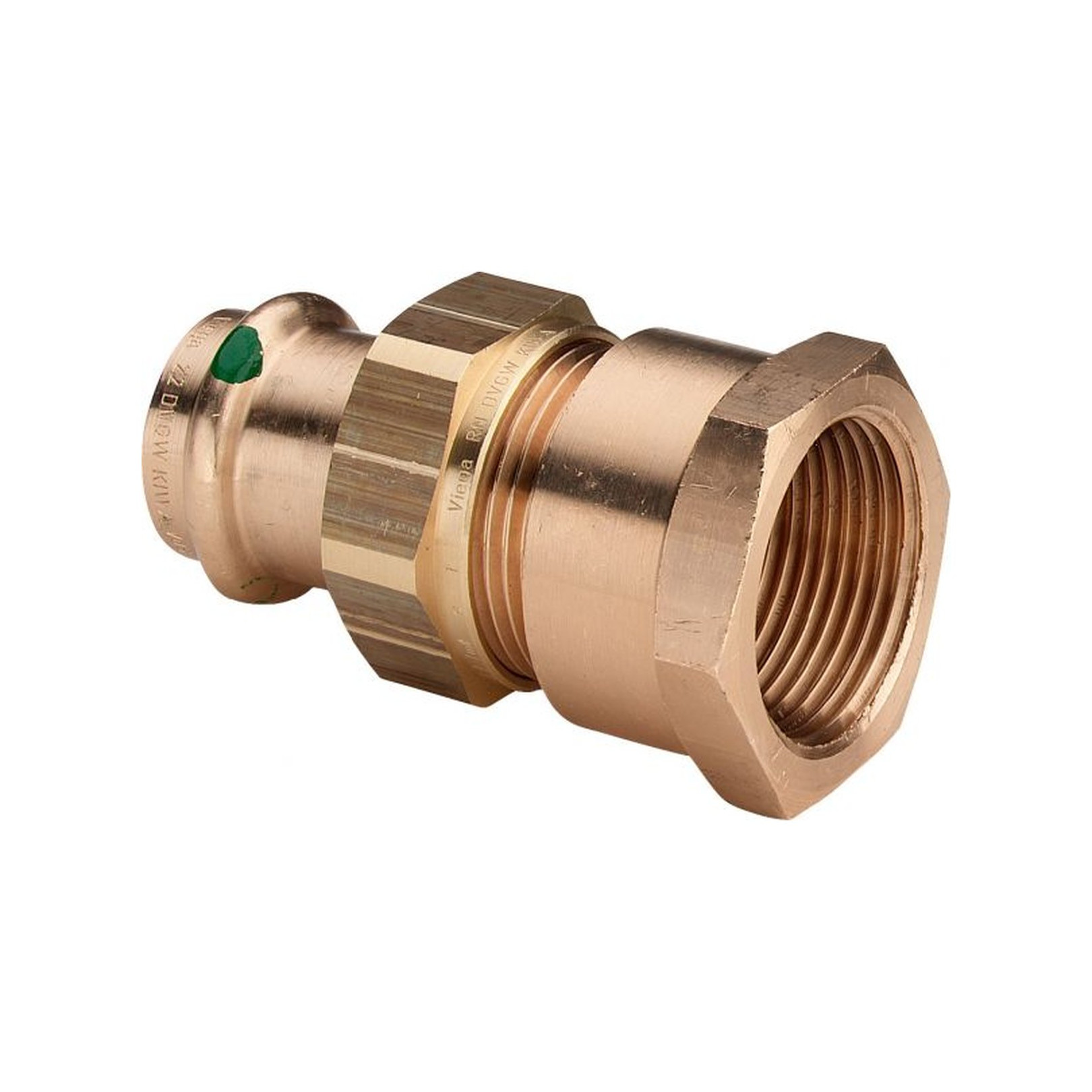 Viega Pressfitting Sanpress 2262 Verschraubung 28mm x 3/4 IG Siliziumbronze SC-Contur flachdichtend 365103