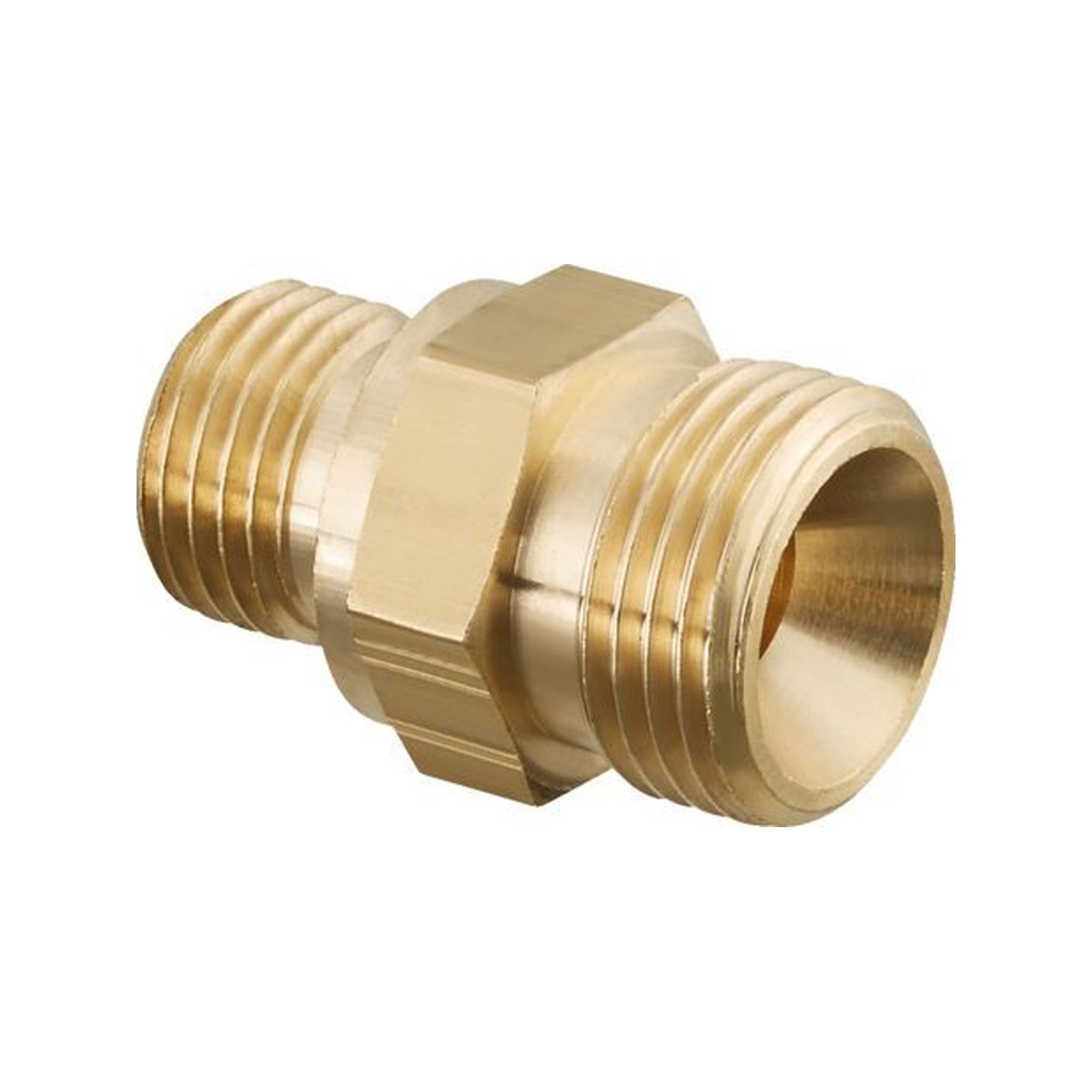 Oventrop Doppelnippel Ofix-Oil G 3/8xG 3/8 Messing Innenkonus Ölfeuerungsanlagen 2080051