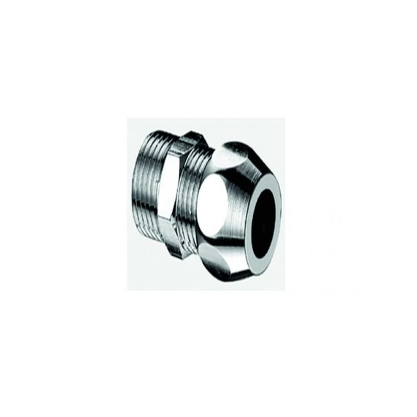 Schell Gerade-Verschraubung 3/8 ZollAGx3/8 ZollAG d 10 mm Messing verchromt 064010699