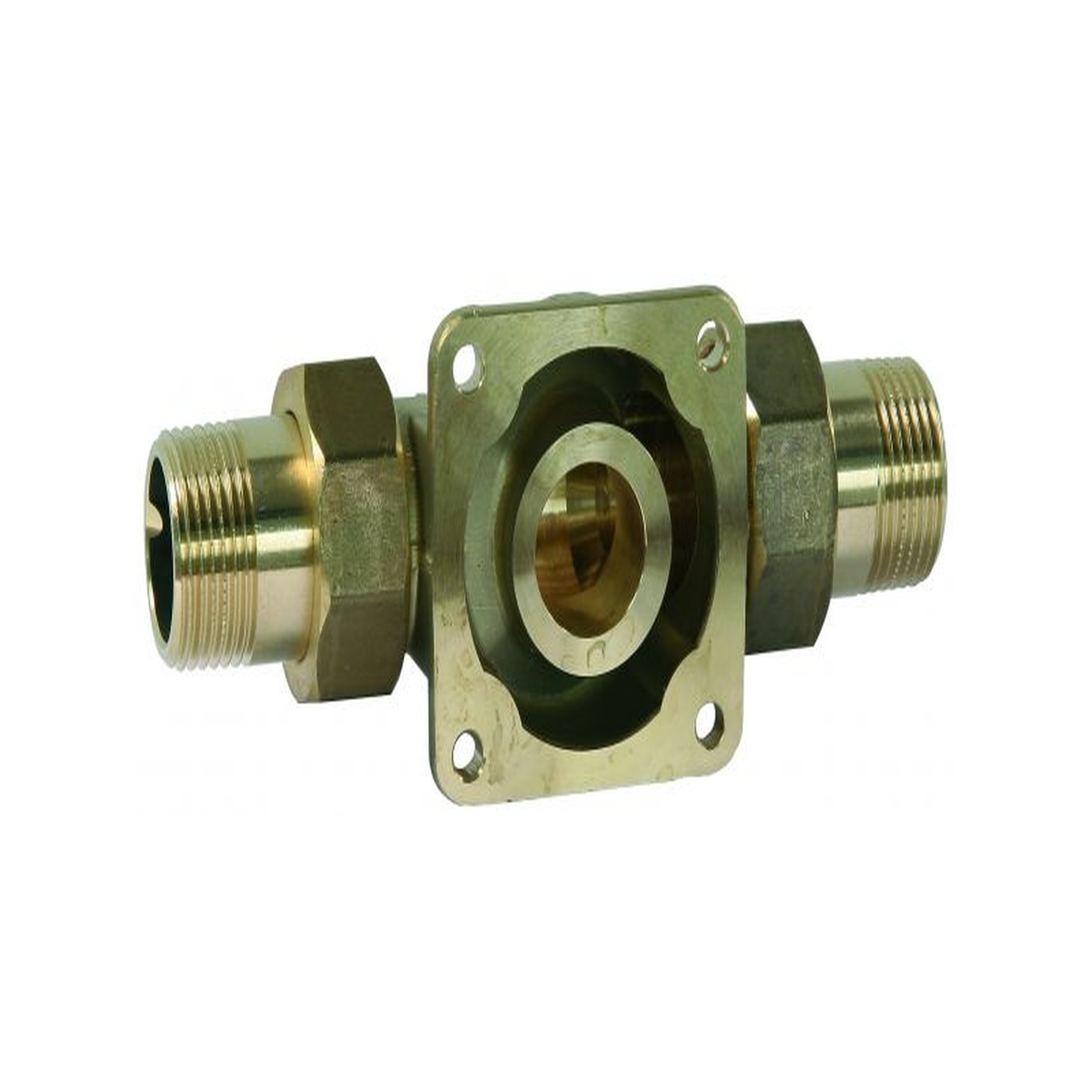 SYR Universalflansch Drufi 2315 DN25 1 Zoll Pressmessing Gewindeverschraubung 2315.25.005