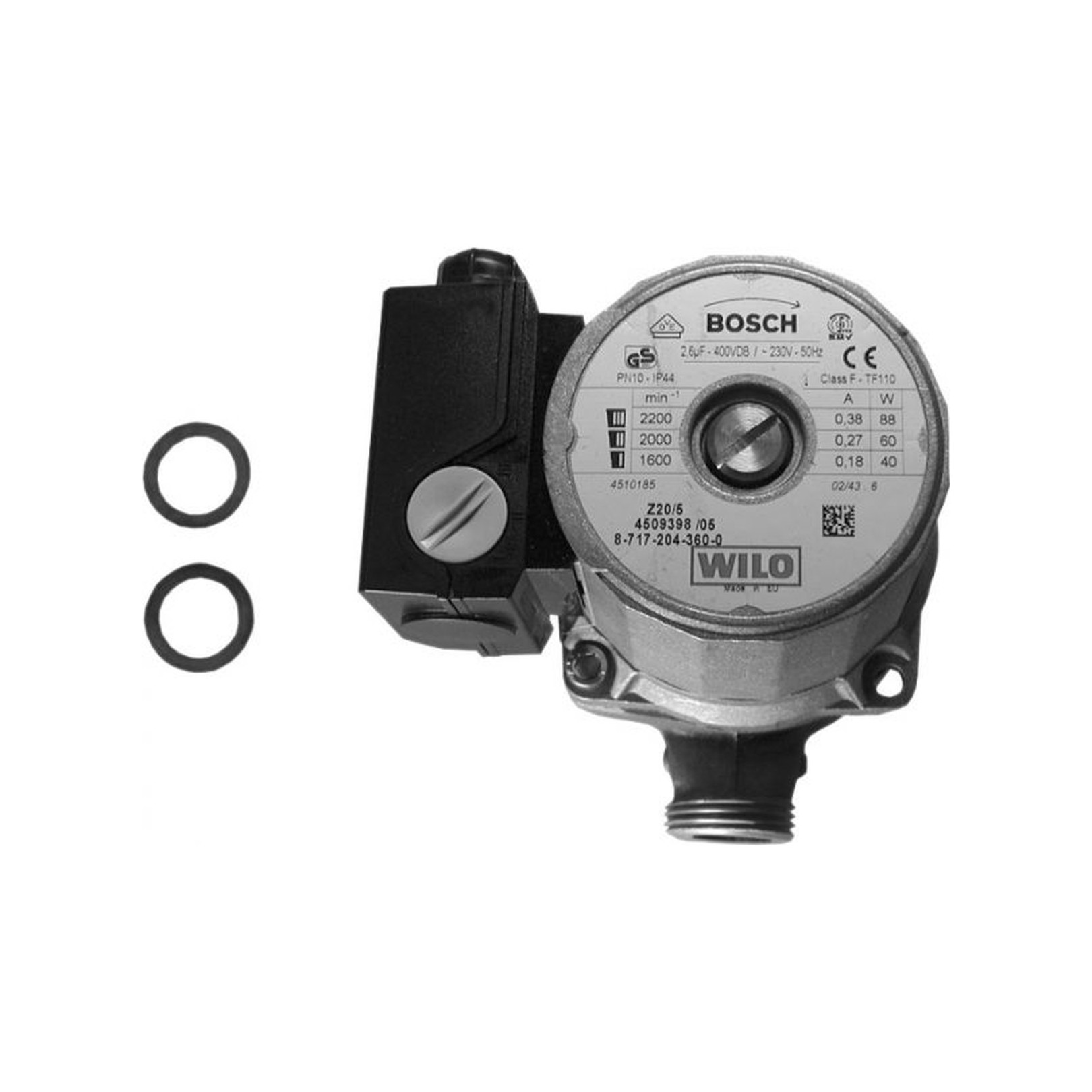 Junkers Speicherladepumpe Wilo Z20-5 FSR9 140 mm G1 Ersatzteil 87172043600