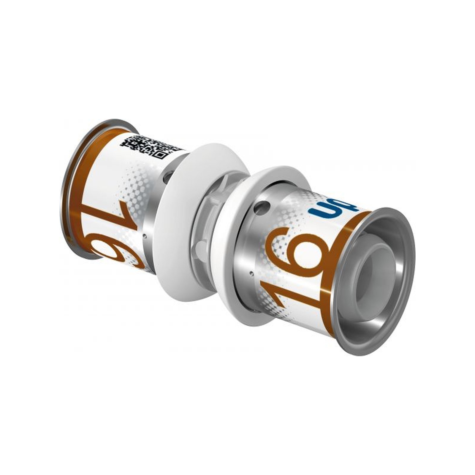 Uponor S-Press PLUS Kupplung PPSU Presskupplung 32mm 32mm DVGW Edelstahlpresshülse 1039936