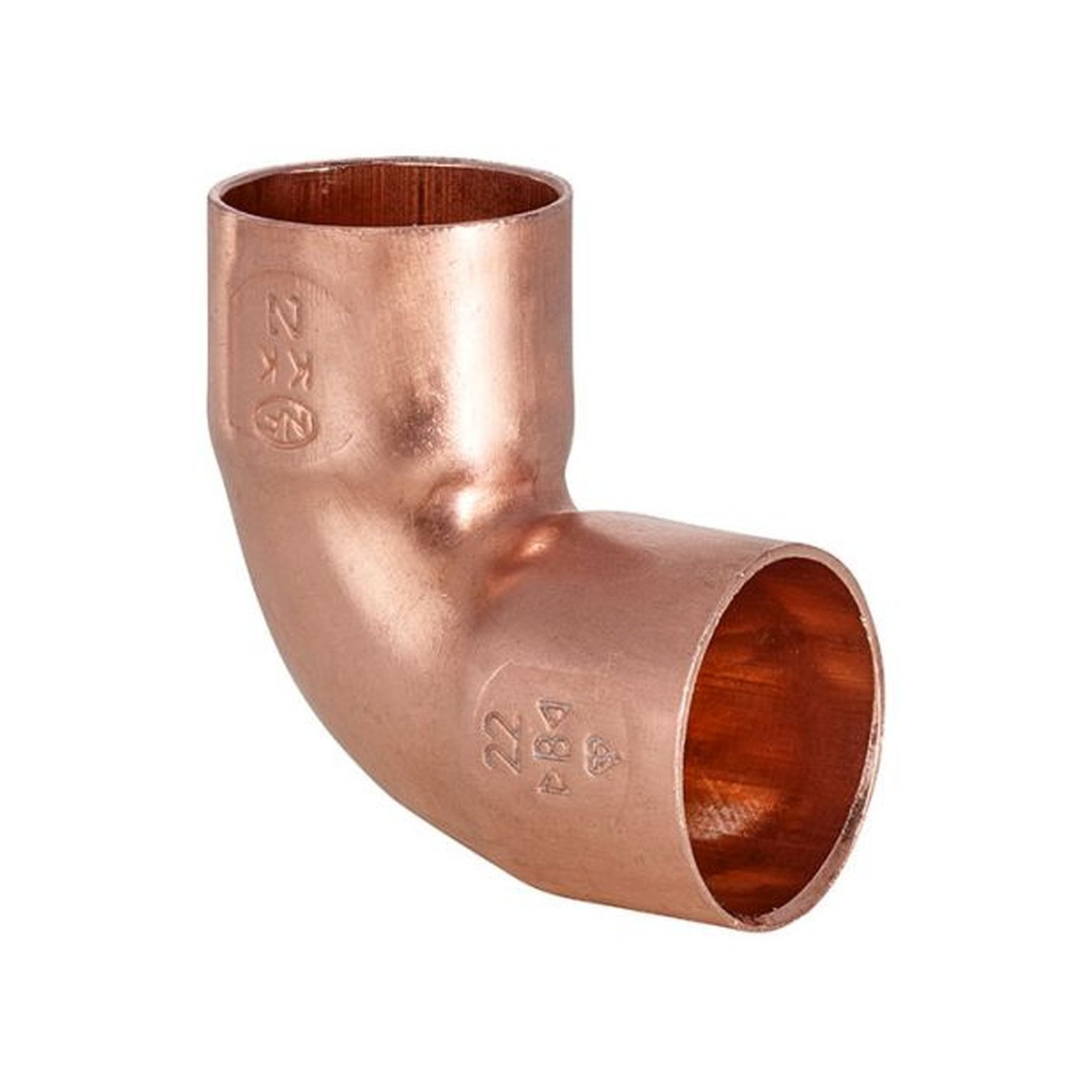 IBP B Serie5000 Winkel 90 Grad Kupfer Innenlötende 18 mm 5090 018000000