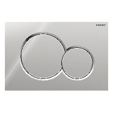 Geberit Betätigungsplatte Sigma 01 2-Mengen-Spülung hochglanz-verchromt Kunststoff 115770215