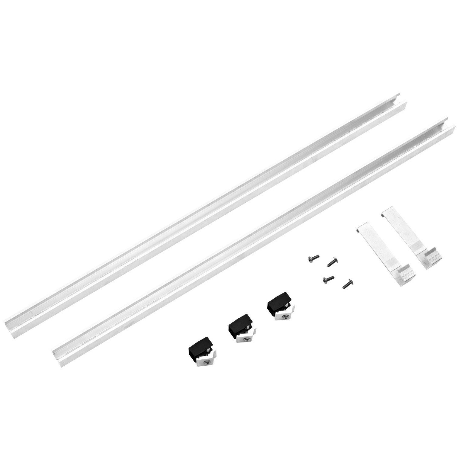 Bosch Aufdach Grundset FKA5-2 senkrecht Flachkollektoren SO5000 7000TFV Aluminium Profilschienen Befestigungsmaterial 8718531017