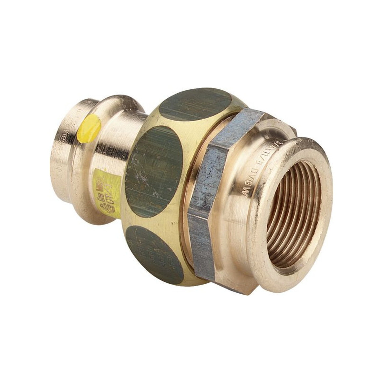 Viega Profipress G 2652 Verschraubung 42x11-2 IG Rotguss Gas SC-Contur 379377