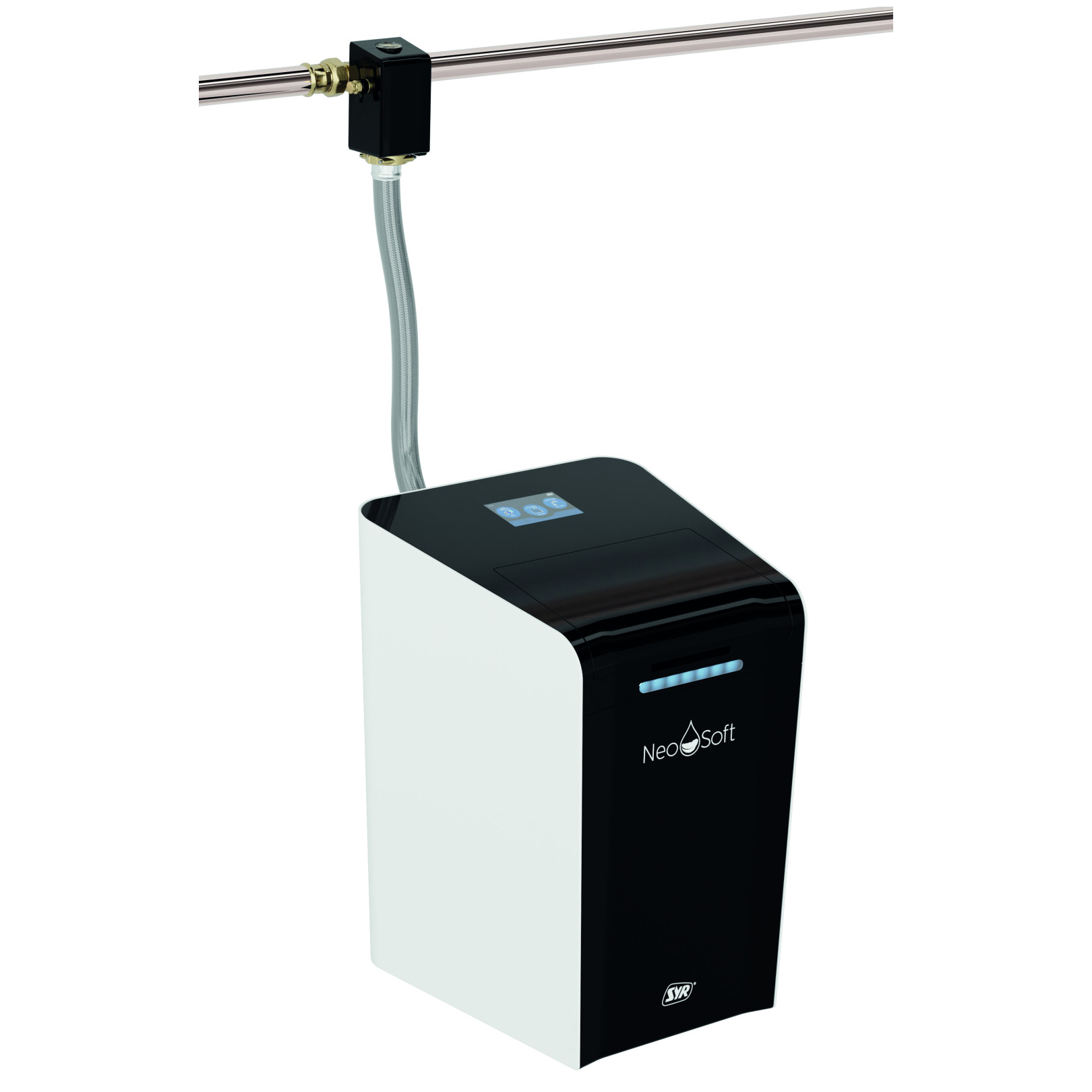 Sasserath Enthärtungsanlage NeoSoft 2500 Connect Einzelanlage Touchpadsteuerung 40 kg Salzbehälter 2500.00.000