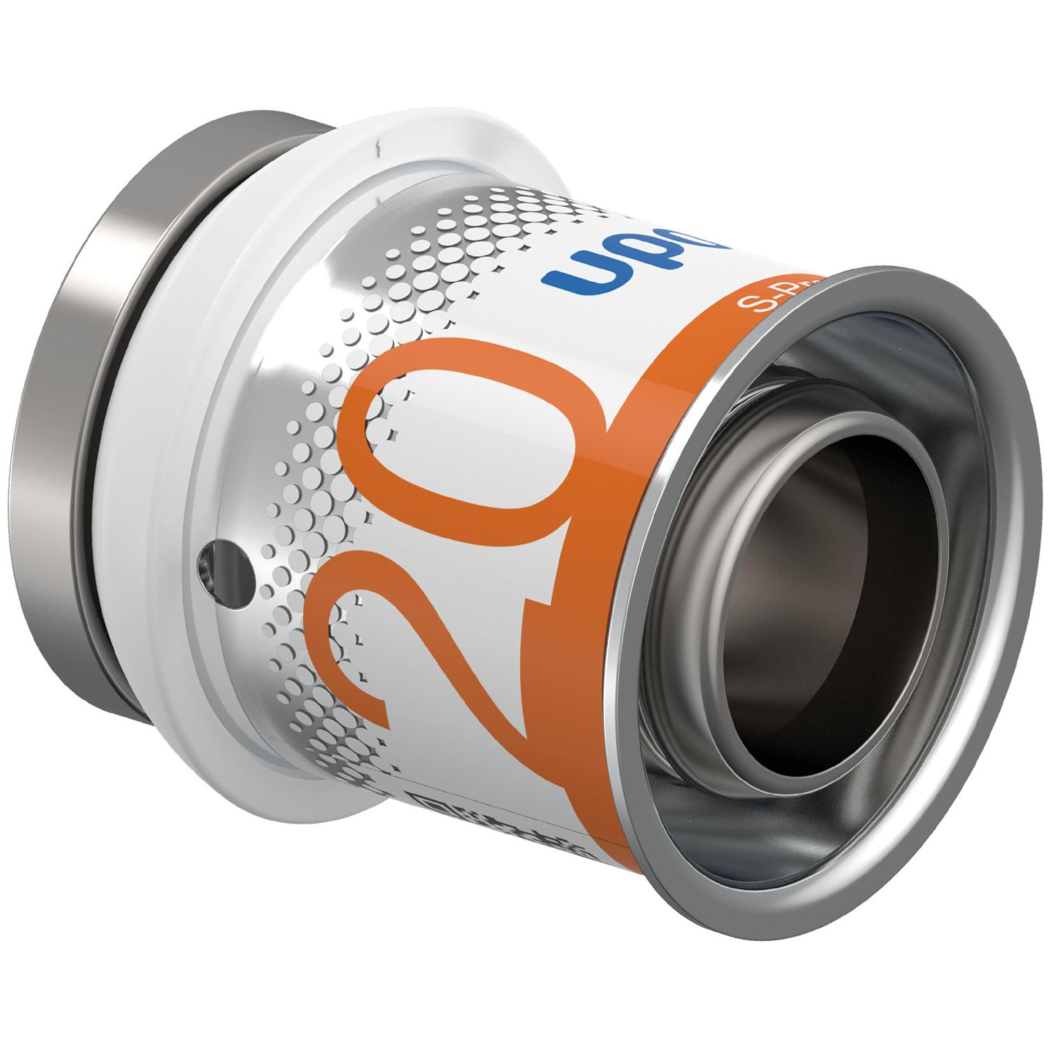 Uponor S-Press PLUS EndStück 20 mm Kunststoff PPSU Messing verzinnt Edelstahlpresshülse DVGW zertifiziert 1070622
