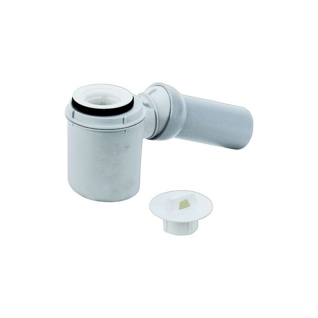 DALLMER Ablaufgehaeuse TELOS DN 50 waagerecht Polypropylen Kugelgelenk 150011