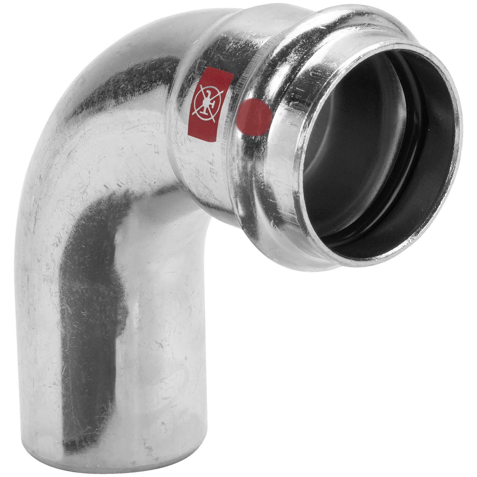 Viega Bogen Prestabo 558253 54 mm 90Grad Stahl unlegiert verzinkt SC-Contur EPDM Pressanschluss