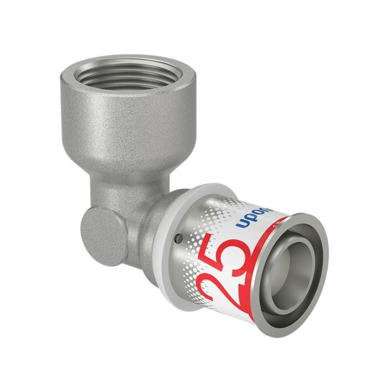 Uponor S-Press PLUS Winkelmuffe 25 mm DN20 3/4 IG Edelstahlpresshülse DVGW 1070542