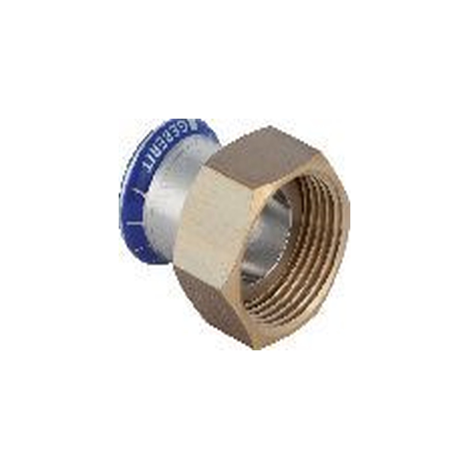 Geberit Mapress Edelstahl Übergang Überwurfmutter d28 G1 1-4 CIIR EPDM 35035