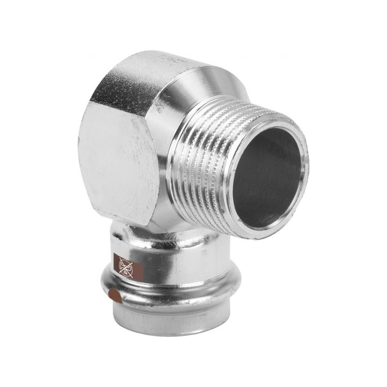 Viega Temponox 1714.1 Winkel 90 Grad SC-Contur 22mm R3/4 Stahl nichtrostend 811044