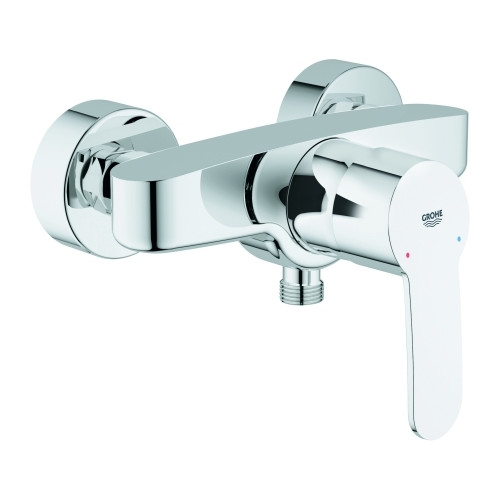 Grohe Brausebatterie Eurostyle C Einhebel Wandmontage SilkMove Chrom Rückflussverhinderer 33590002
