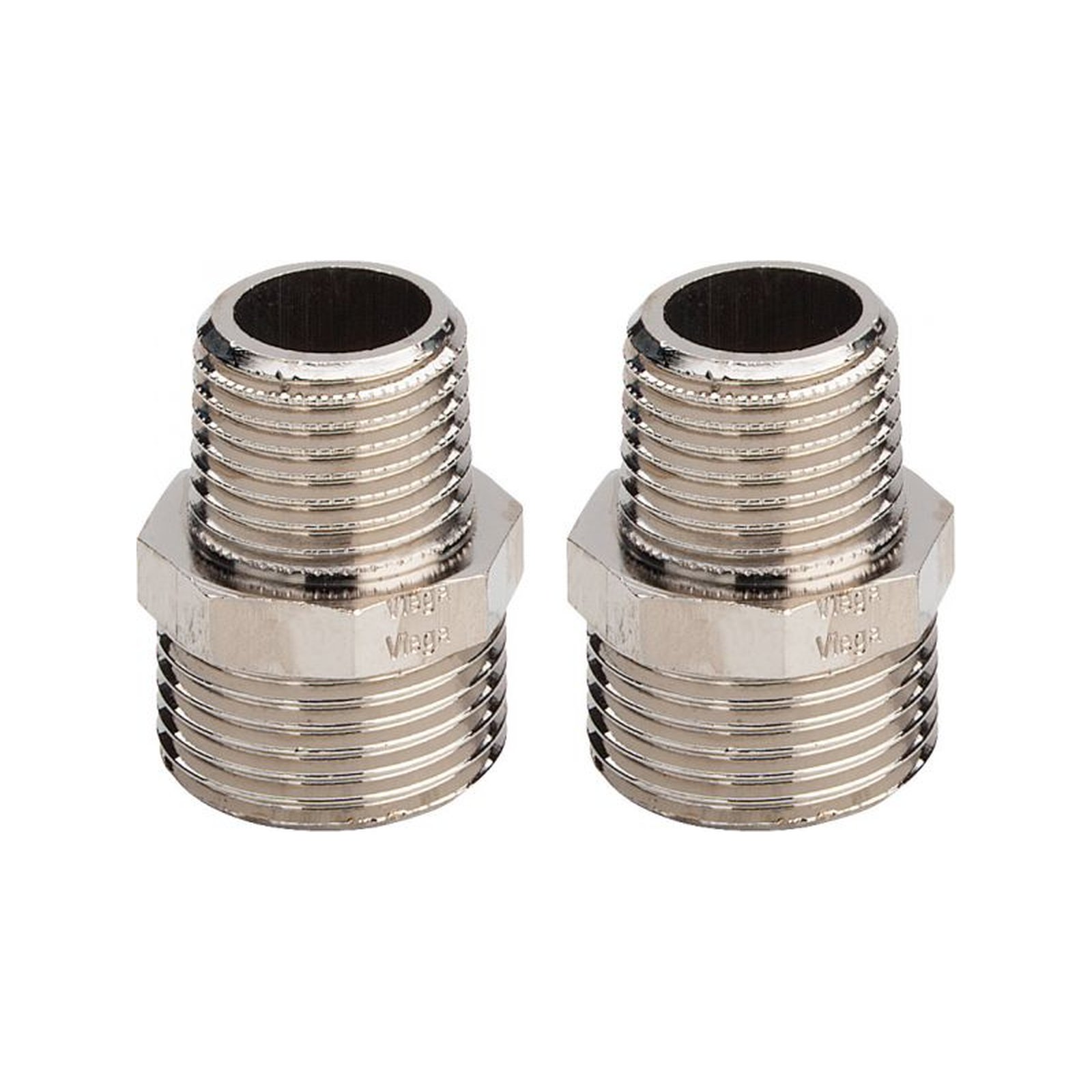 Adaptersatz VIEGA 1022.6 f.Ventil- heizkoerper, mit Innengewinde 1/2x3/4