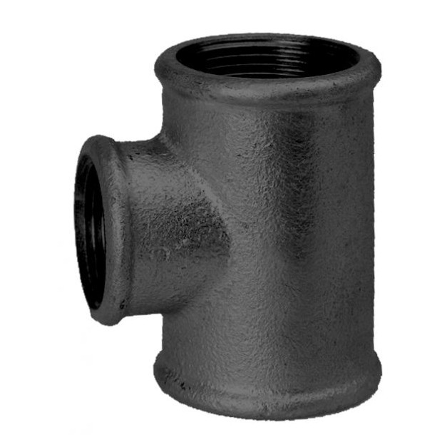 SCHMIDT HERMANN Temperguss-T-Stueck Nr.130 1-1-2-1 Zoll schwarz Form-Verbindungsstueck 14130214