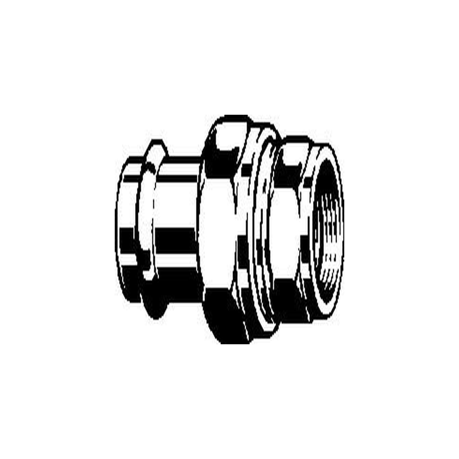 VIEGA Verschraubung mit SC Temponox 1762 in 35mmxRp11/4 Stahl nichtrostend