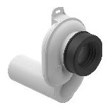 Geberit Urinal Geruchsverschluss Abgang horizontal d50 weiß-alpin Sperrwasserhöhe 50 mm Kunststoff 152950111