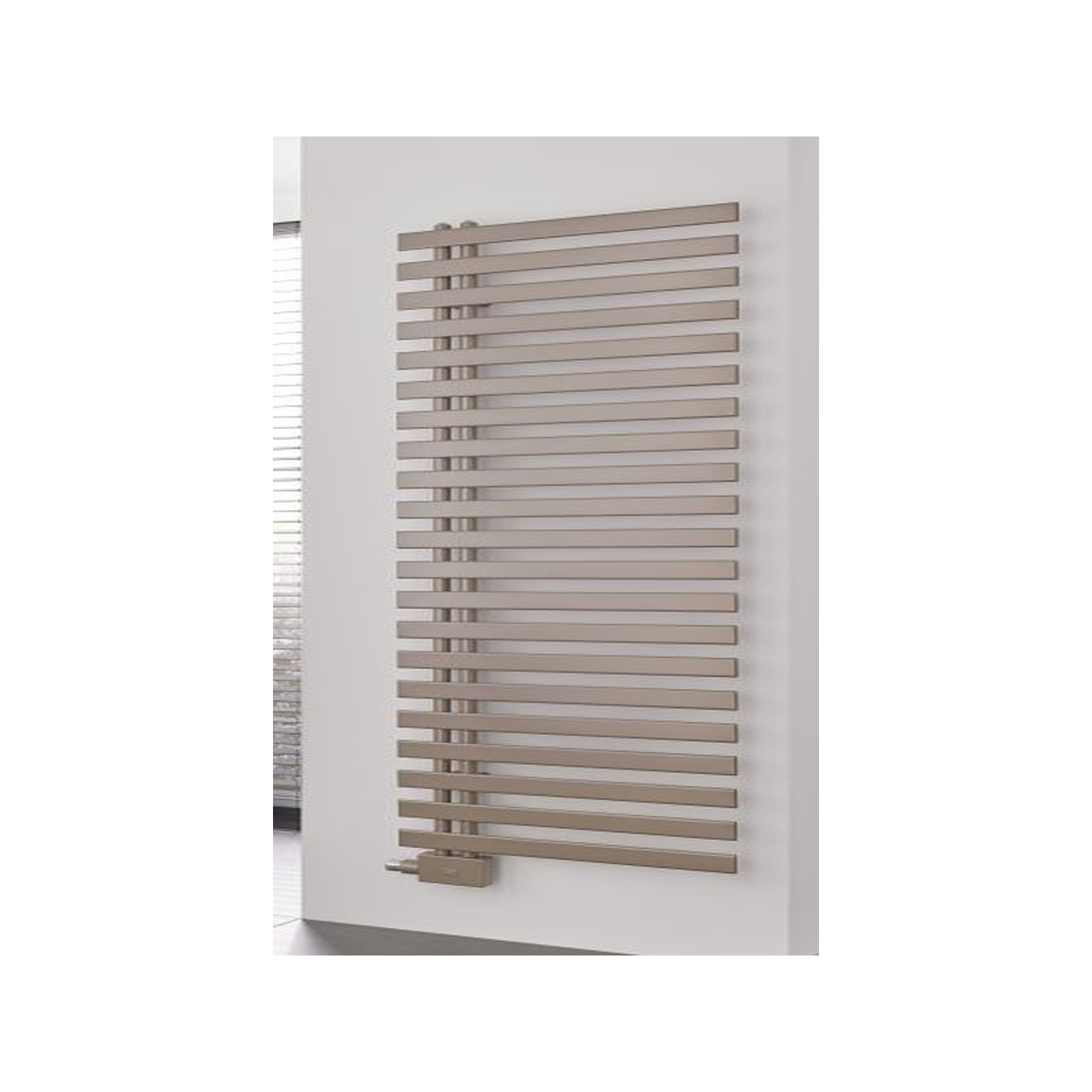 Badheizkörper ChaCha BCH-H1529x038x0500 wendbar, Weiss 9016