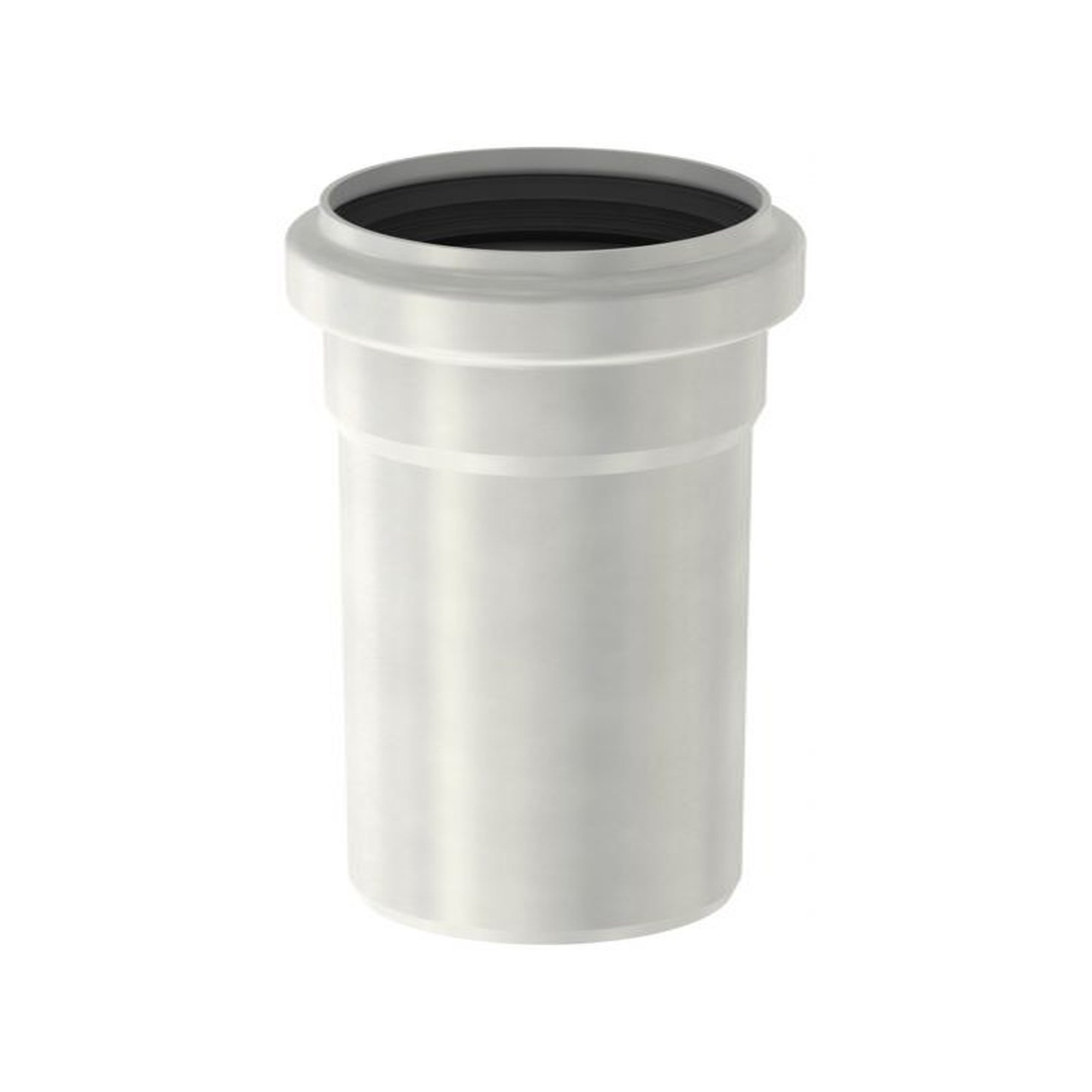 ACO Passavant Abflussrohr Pipe d125x2000 Edelstahl 1.4404 Steckmuffe 0174.83.48