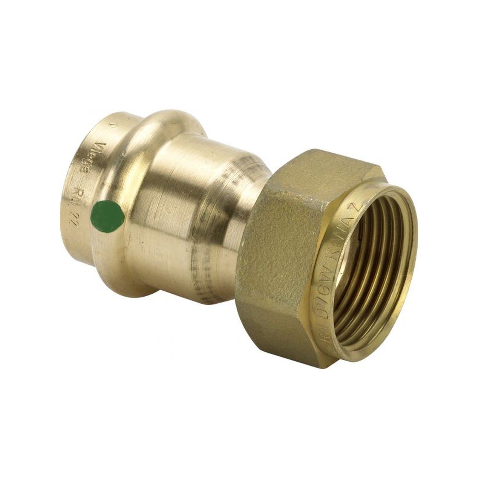 Viega Sanpress Verschraubung 28mm x 1 Zoll flachdichtend SC-Contur EPDM Dichtung 692629