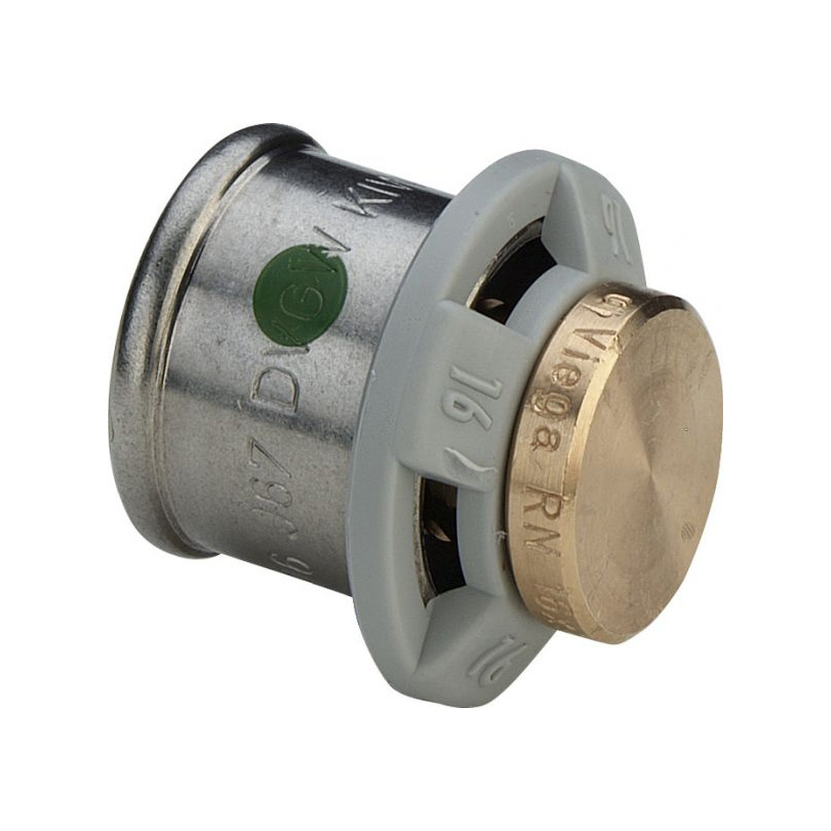 Viega Pressfitting Sanfix P 2156 Verschlussstopfen 16mm Rotguss SC-Contur 488116