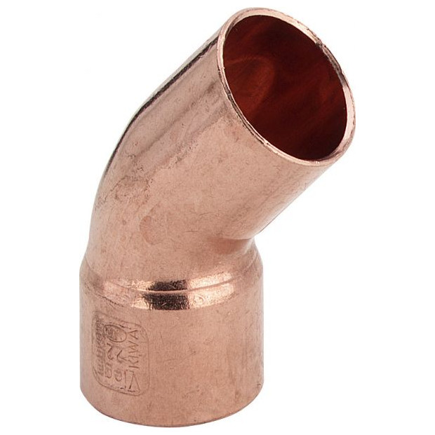 Viega Kupferbogen 95040 45 Grad 54mm 1 Muffe Loetfitting 114916