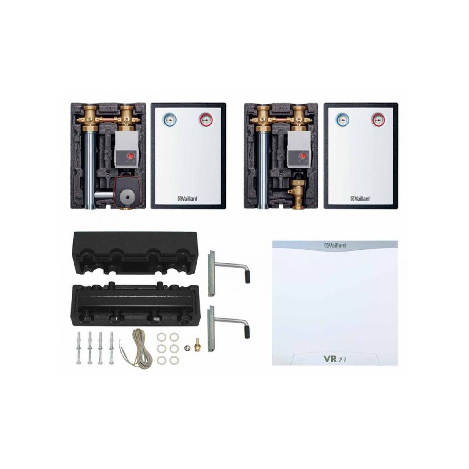 Vaillant Paket Erweiterung 2 VR 71 1 Mischerkreis 1 ungeregelter Heizkreis 0010036240