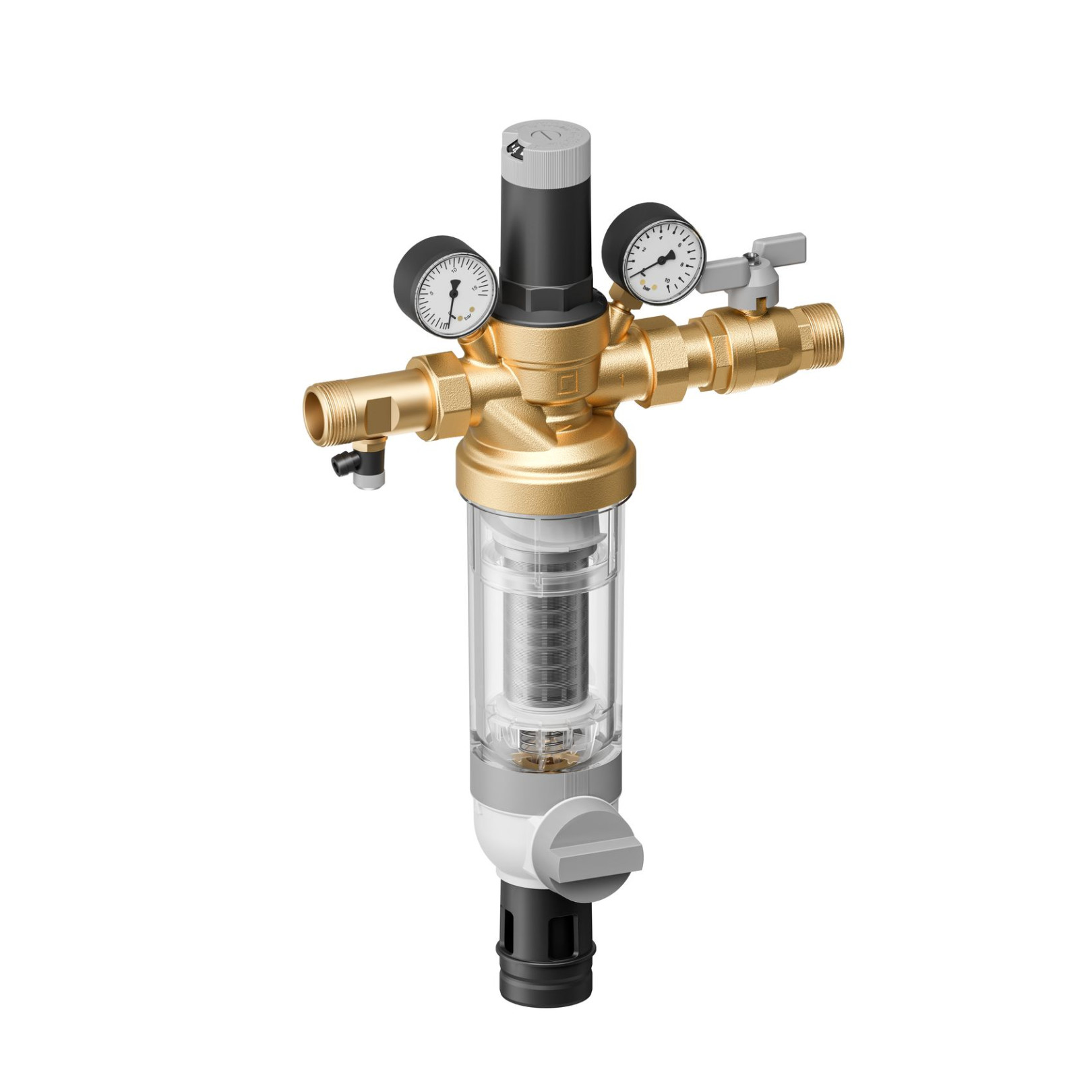 Honeywell Hauswasserstation HS10S-2LFAA 0,1mm bleifrei Rückspülbar Druckminderer 2 Zoll 5059087023612