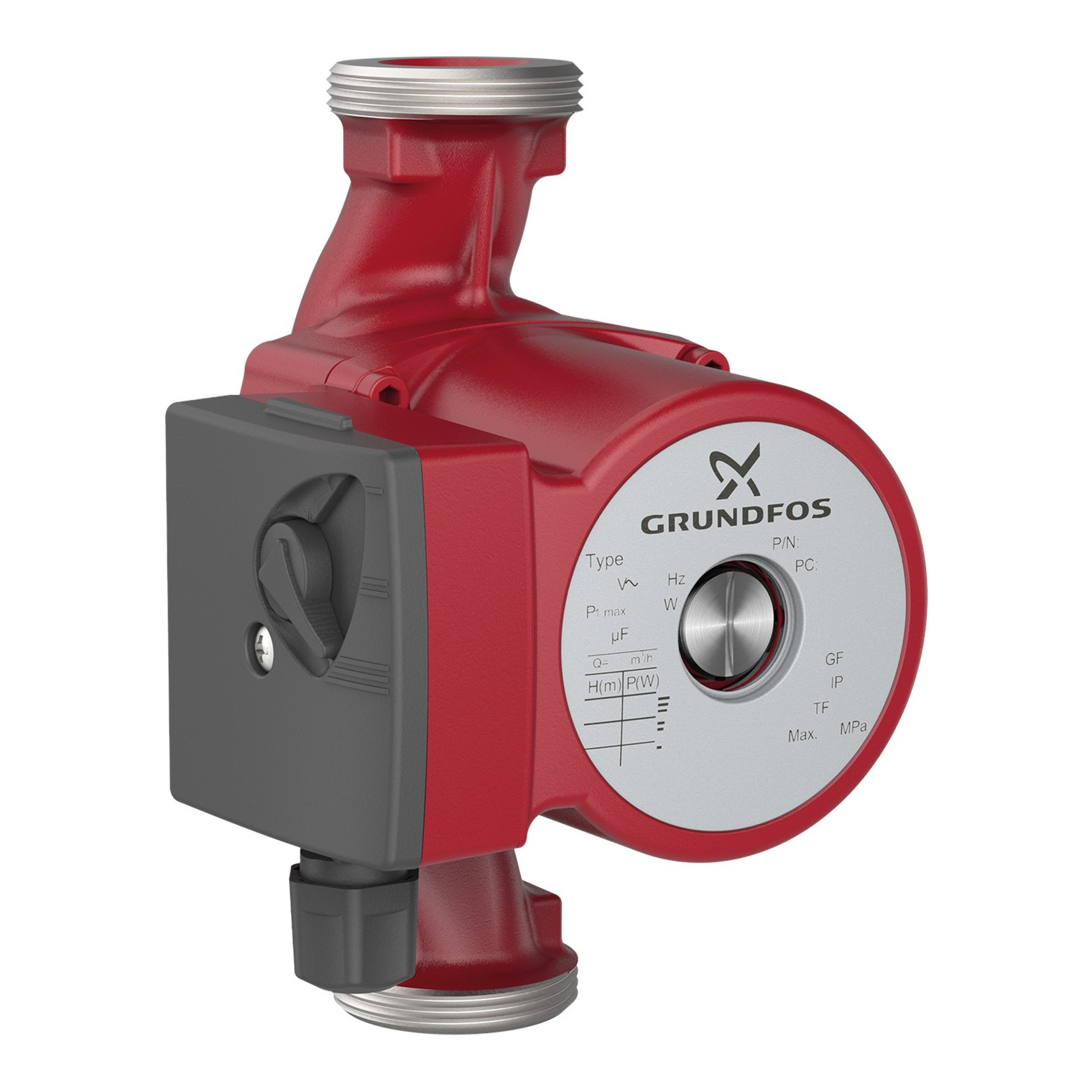 Grundfos Umwälzpumpe UPS 25-40 N 180mm Edelstahl 1x230V G1-1-2 96913060