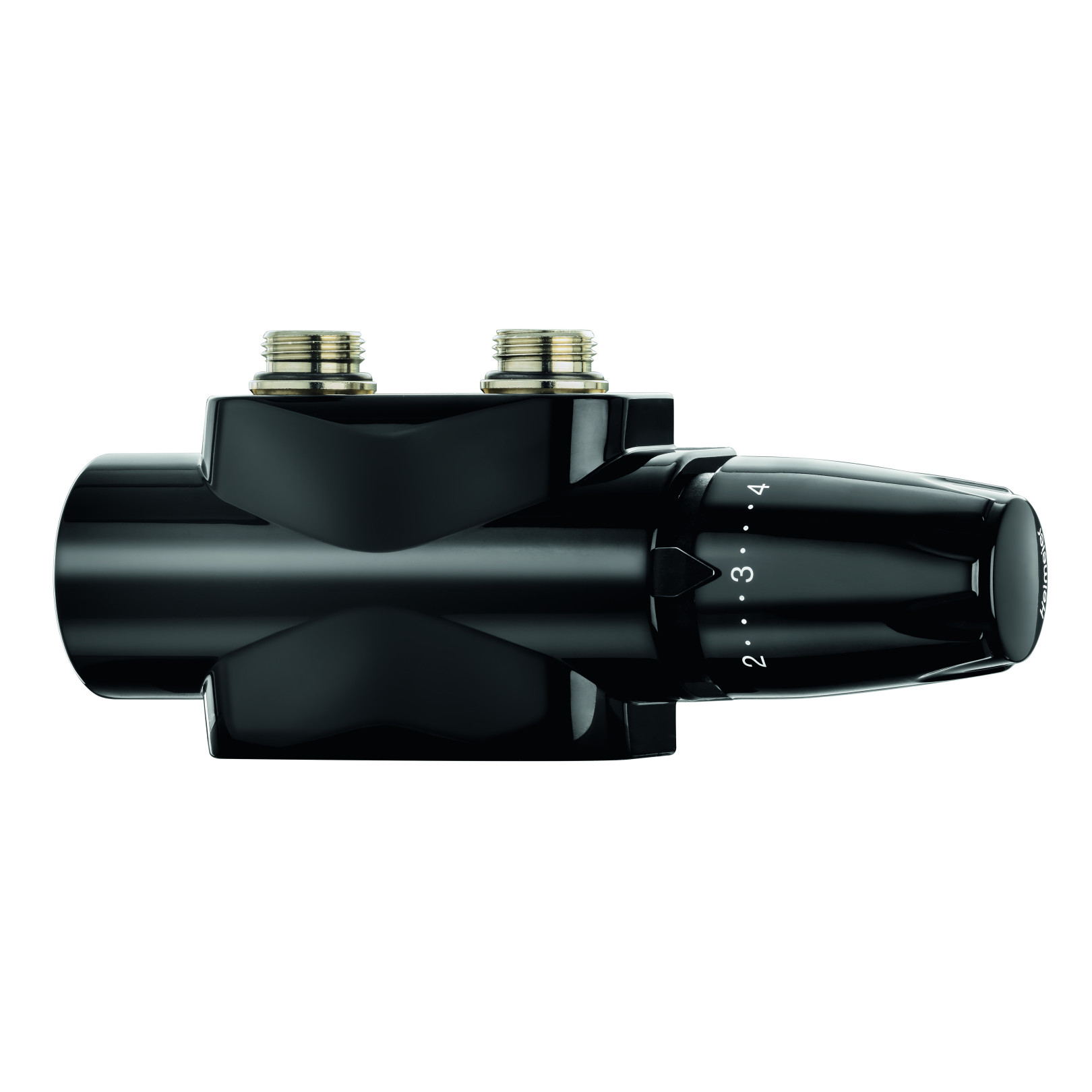 IMI Heimeier Heizungsarmatur Multilux 4 Set 9690-64.000 Zweirohr Einrohr tiefschwarz RAL 9 9690-64.000