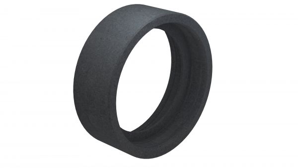 Zehnder Doppelmuffe ComfoPipe Compact DN200 EPP schwarz 100-10mm 254-200mm 990328762