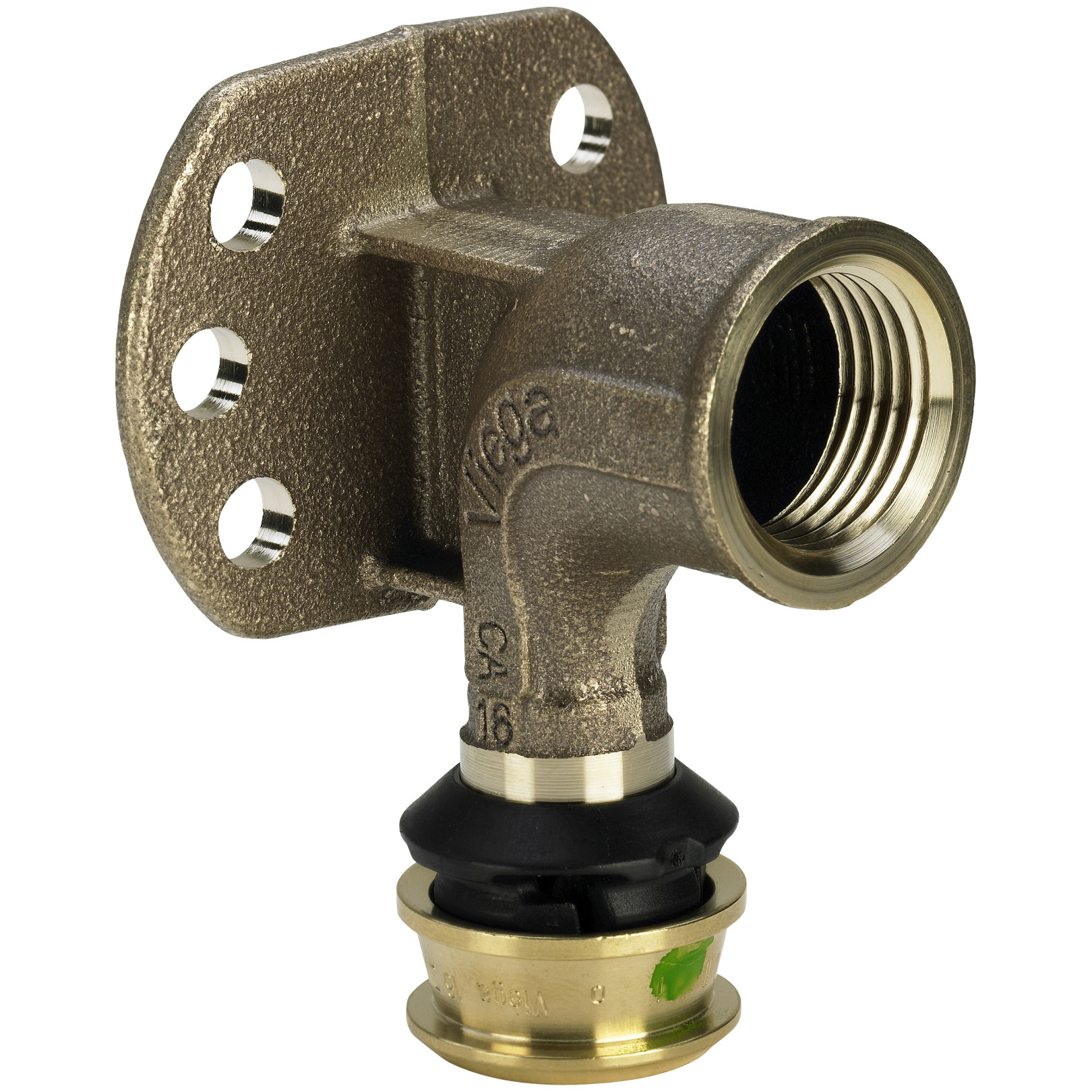 Viega Raxofix Wandscheibe 5325.5 20mm x 3/4 Zoll SC-Contur Siliziumbronze 645939