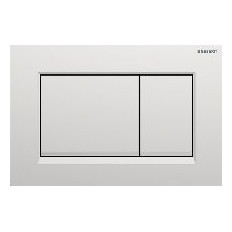 Geberit Betatigungsplatte Sigma30 2-Mengen-Spulung mattchrom hochglanz verchromt Kunststoff 115883JQ1