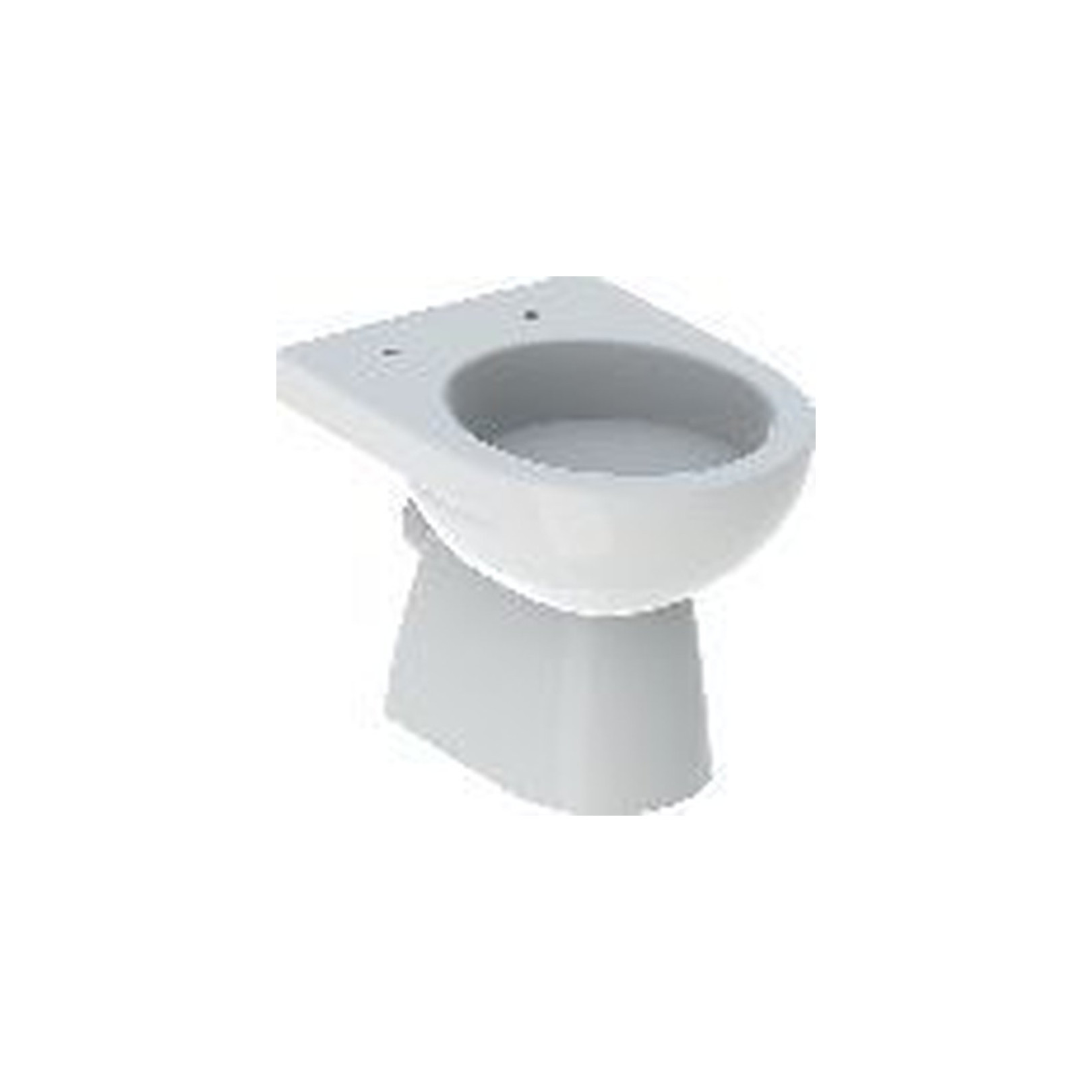 Geberit Stand-WC Renova Tiefspüler spülrandlos waagerecht Sanitärkeramik teilgeschlossene Form weiß 500810012
